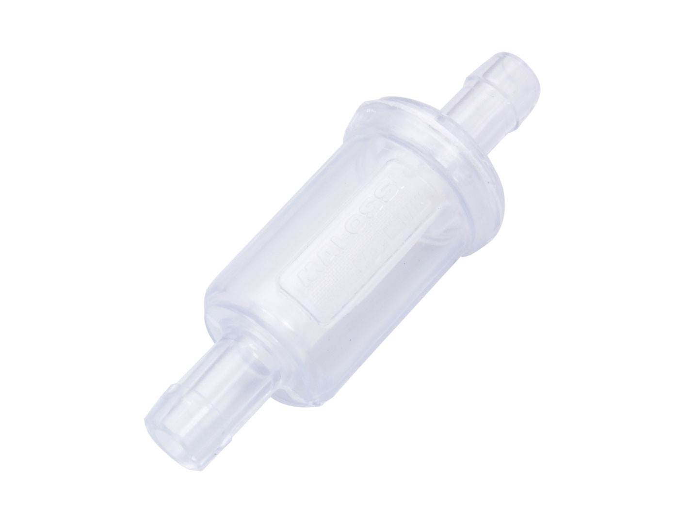 Branstoffilter 8mm transparant Malossi www.ezrider.nl Benzinefilter transparant Malossi 8mm slangaansluiting