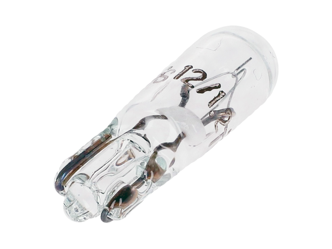 Gloeilamp helder met glazen voet T5 W2x4 Gloeilamp helder met glazen voet T5 W2x4,6d 12V-1,2W - Afbeelding 1