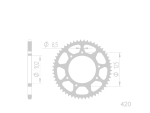 Tandwielenset 14/53 met AFAM Goud ketting voor Aprilia, Derbi en Gilera  (Spaakvelg 15mm) - Afbeelding 2