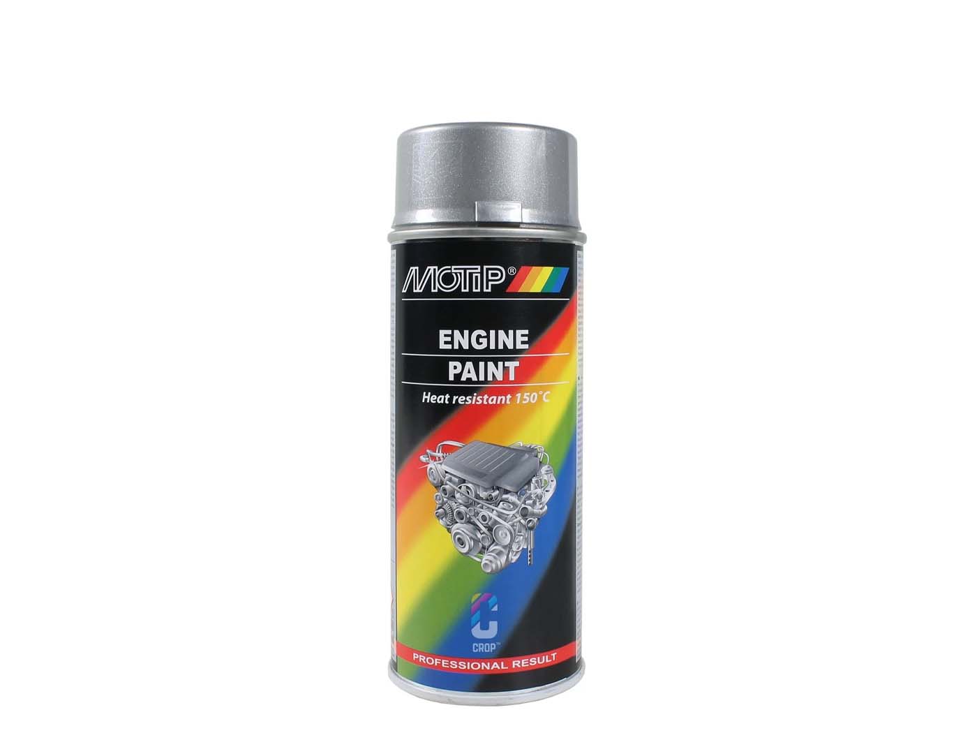 MoTip Engine Paint Aluminium 400ml EZrider.nl